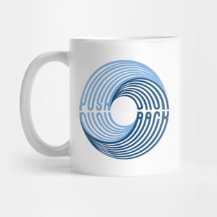 Push Back Swirl Text Mug